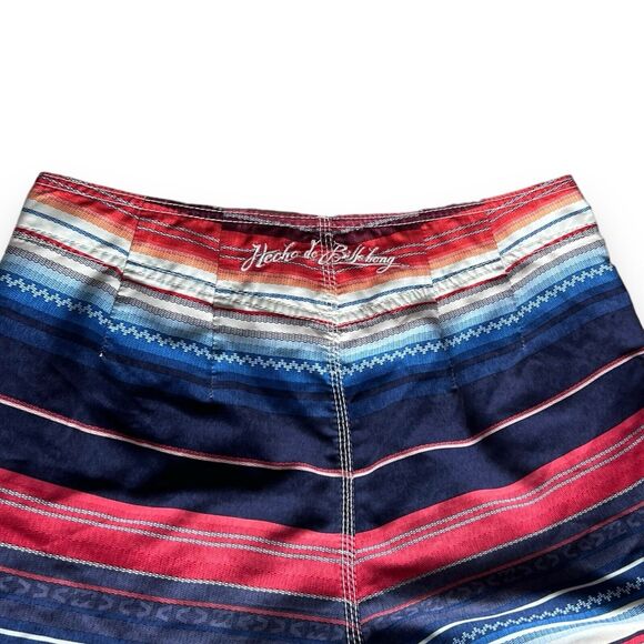 Hecho De Billabong Multicolored Board Swim Shorts Aztec Pattern Men’s Size 31 - Picture 9 of 13